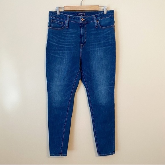 J. Crew High Rise Skinny Blue Jeans - 32 - Picture 13 of 13